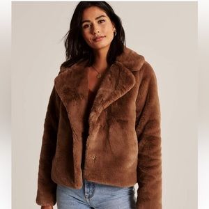 Abercrombie & Fitch faux fur jacket